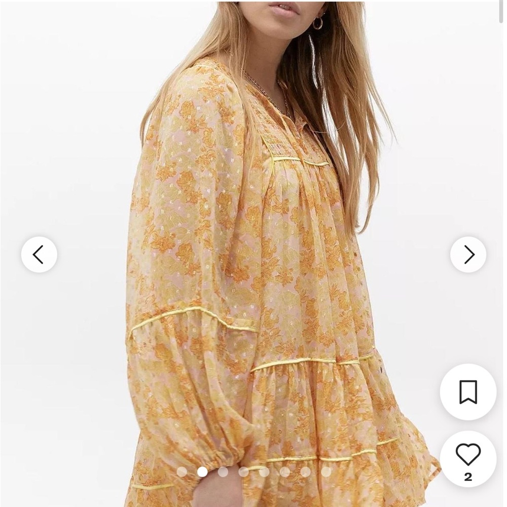 Free People Free Swinging Floral Mini Dress - Picture 4 of 11